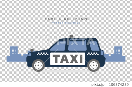 Illustrations of taxis, buildings, cities, and streets 1 Illustrations of taxis, buildings, cities, and streets 1 106874289