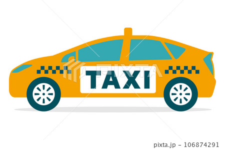 タクシー車両のイラスト3 タクシー車両のイラスト3 106874291