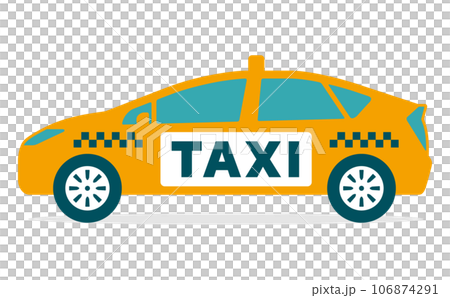タクシー車両のイラスト3 タクシー車両のイラスト3 106874291