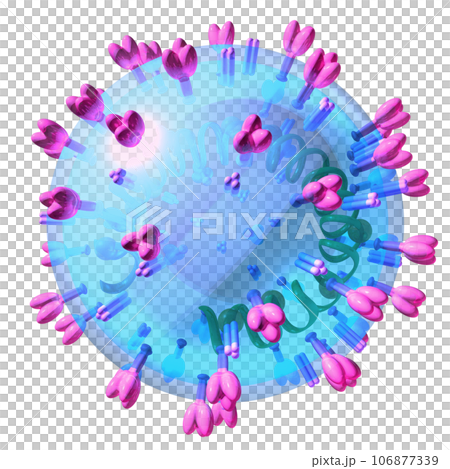 立体・3D「コロナウイルス/corona virus」 106877339