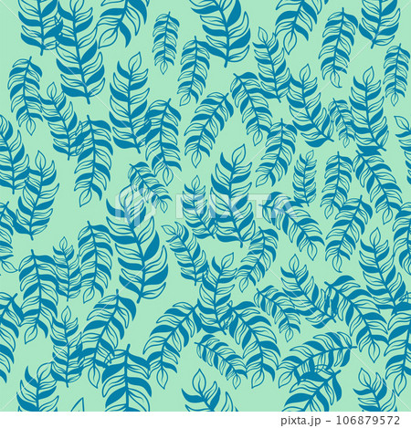 Flourish nature summer garden textured background. Floral seamless pattern. Branch with leaves ornamental texture Flourish nature summer garden textured background. Floral seamless pattern. Branch with leaves ornamental texture 106879572