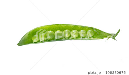 Green peas on a white Green peas on a white 106880676