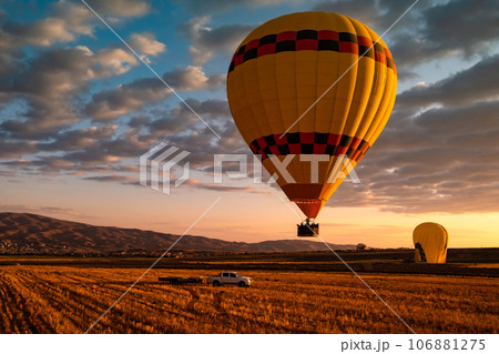 Hot air balloon festival in Cappadocia, Turkey Hot air balloon festival in Cappadocia, Turkey 106881275