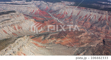 Aerial view of Colorado grand canyon, Arizona, usa 106882333