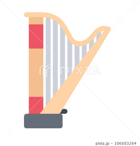 design vector image icons harp 106883264