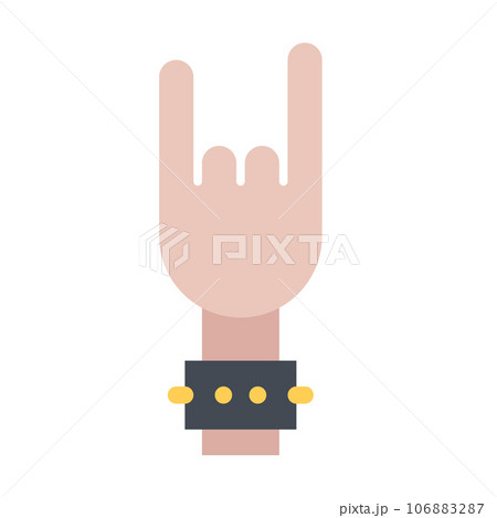 design vector image icons rock gesture design vector image icons rock gesture 106883287