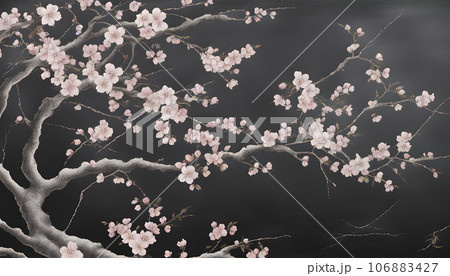 黒板アート【桜の木】のイラスト素材 [106883427] - PIXTA
