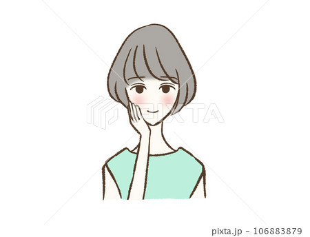 グレイヘア女性 106883879