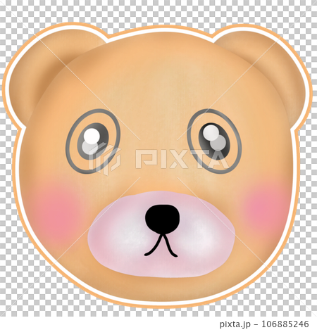 illustration of a brown bear illustration of a brown bear 106885246