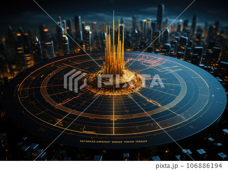 business perspective strategy chart, Candle stick of stock market or forex trading in perspective graphic design for financial investment concept. AI Generative. business perspective strategy chart, Candle stick of stock market or forex trading in perspective graphic design for financial investment concept. AI Generative. 106886194