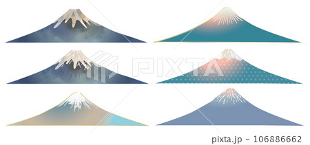 海　波のある和風背景イラスト 106886662