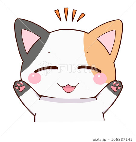 三毛猫・喜び 106887143