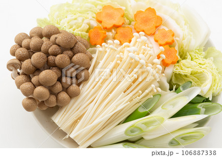 しゃぶしゃぶ用の鍋野菜 しゃぶしゃぶ用の鍋野菜 106887338