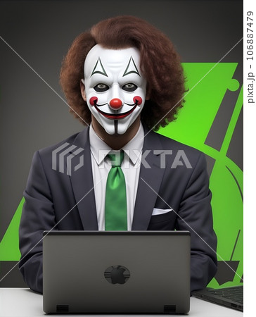 匿名でサイバー攻撃を企むハッカー 106887479