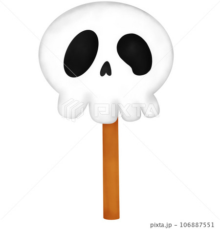 Halloween Dessert. Halloween Skull Candy. 106887551