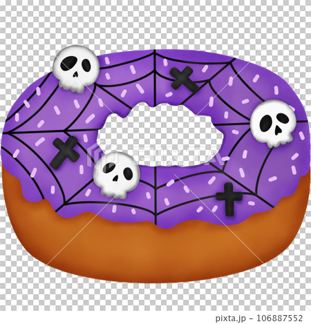 Halloween Dessert. Halloween Donut. 106887552