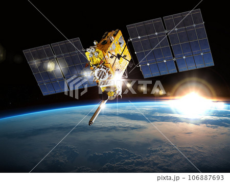 Modern navigation satellite Modern navigation satellite 106887693