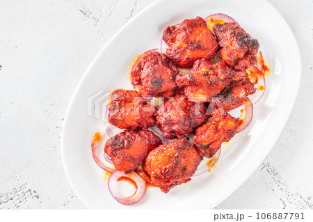 Chicken tikka 106887791