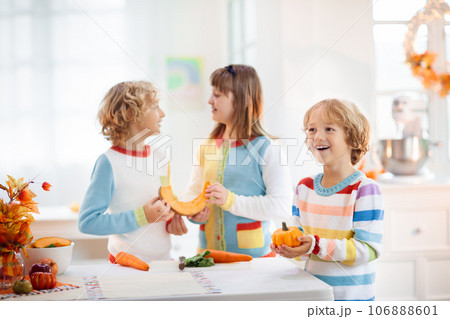 Thanksgiving dinner preparation. 106888601