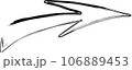 Simple icon of arrow 106889453