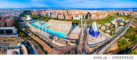 The City of Arts and Sciences in Valencia, Spain 106889826