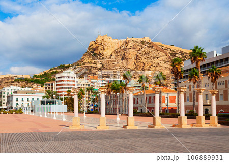 Santa Barbara Castle in Alicante, Spain 106889931