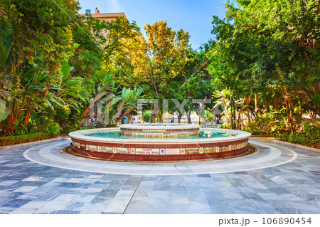 Virgen Rocio fountain in Alameda park, Marbella 106890454