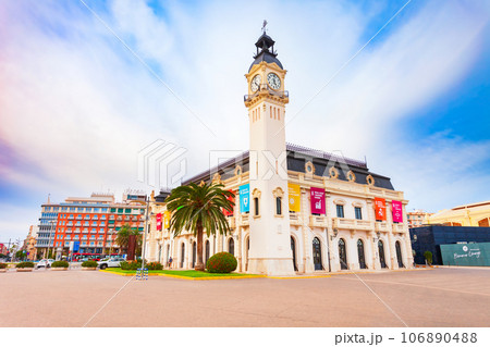 Clock Tower Port Valencia or Reloj del Puerto 106890488