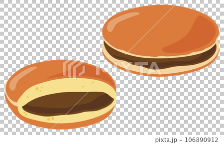 どら焼きと断面 106890912