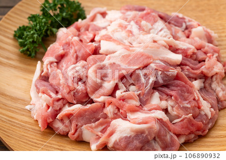 豚の細切れ肉 豚の細切れ肉 106890932