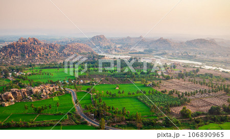 Hampi Vijayanagara Empire monuments, India Hampi Vijayanagara Empire monuments, India 106890965
