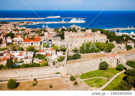 Rhodes old town in Greece 106890989