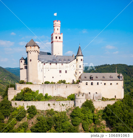 Marksburg old castle in Germany 106891063