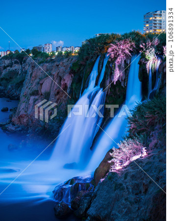 Duden waterfall park in Antalya 106891334