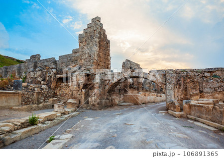 Perge ancient anatolian city, Antalya Perge ancient anatolian city, Antalya 106891365