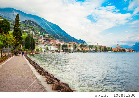 Malcesine town at Garda Lake 106891530