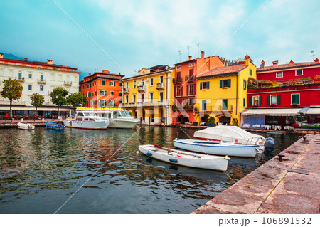 Malcesine town at Garda Lake 106891532