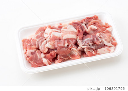豚の細切れ肉 豚の細切れ肉 106891796