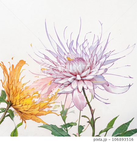 AIで生成した花をモチーフにしたのイラスト 106893516