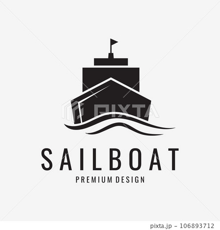sailboat illustration design vector template 106893712