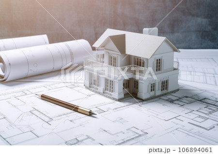 Blueprint of a house 106894061
