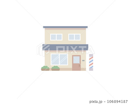 床屋のイラスト 106894187