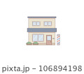 床屋のイラスト線あり 106894198