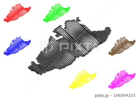 Shag island (South Australia, Commonwealth of Australia, Indian Ocean) map vector illustration, scribble sketch Shag map Shag island (South Australia, Commonwealth of Australia, Indian Ocean) map vector illustration, scribble sketch Shag map 106894255