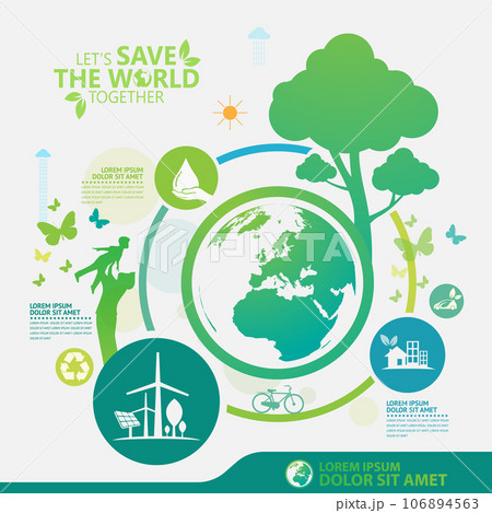 Environment. Let's Save the World Together 106894563
