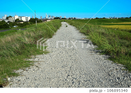 荒川土手からの景色 さいたま新都心方面 荒川土手からの景色 さいたま新都心方面 106895340