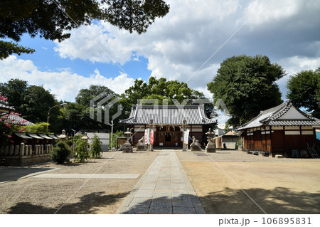 澁川神社(拝殿)　【大阪府八尾市】 106895831