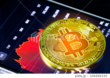 Double exposure Bit Coin Market Trends Cryptocurrency that invests in digital assets and digital charts bitcoin technology blockchain concept Double exposure Bit Coin Market Trends Cryptocurrency that invests in digital assets and digital charts bitcoin technology blockchain concept 106896195