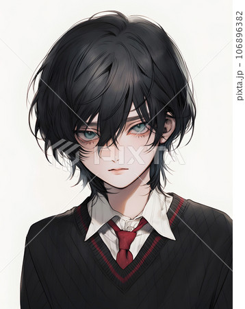 日本のイケメン男子高校生（AI生成画像） 106896382