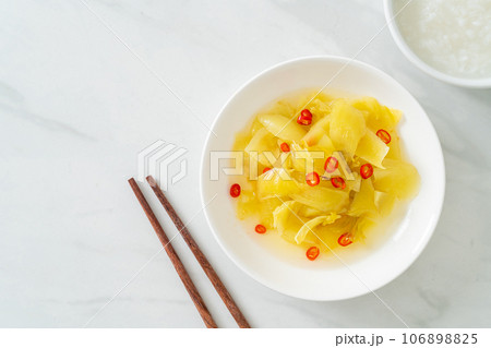 spicy salad pickle cabbage or celery with sesame oil spicy salad pickle cabbage or celery with sesame oil 106898825